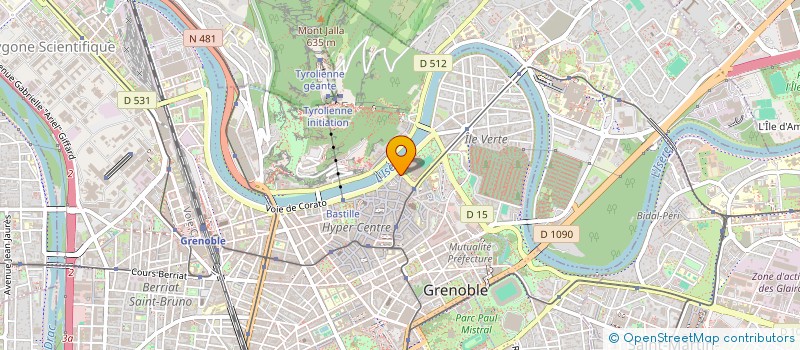 localisation de l'entreprise DU FORTE  GRENOBLE
