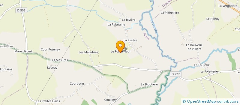 localisation de l'entreprise DU FOSSE LEROI à SAINTE-SCOLASSE-SUR-SARTHE