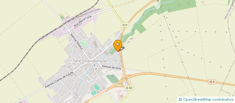 localisation de l'entreprise DU FOULON à FERE-CHAMPENOISE