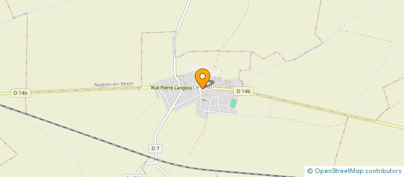 localisation de l'entreprise DU FOURNIL  FRENELLES-EN-VEXIN