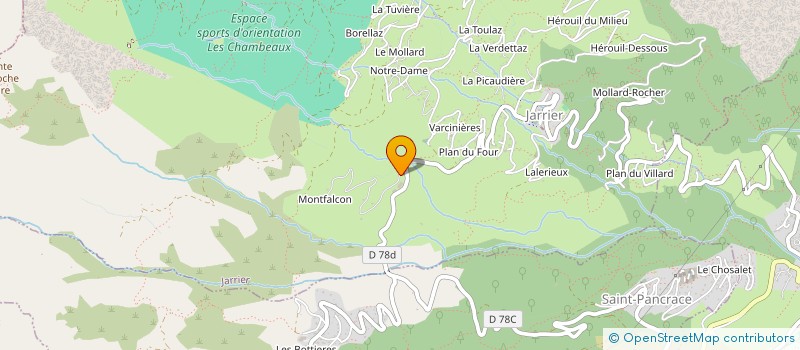 localisation de l'entreprise DU FREGNY à JARRIER