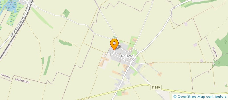 localisation de l'entreprise DU FRENE  GRIVESNES