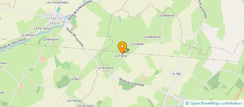 localisation de l'entreprise DU FRENE à SAINT-BRICE-SOUS-RANES