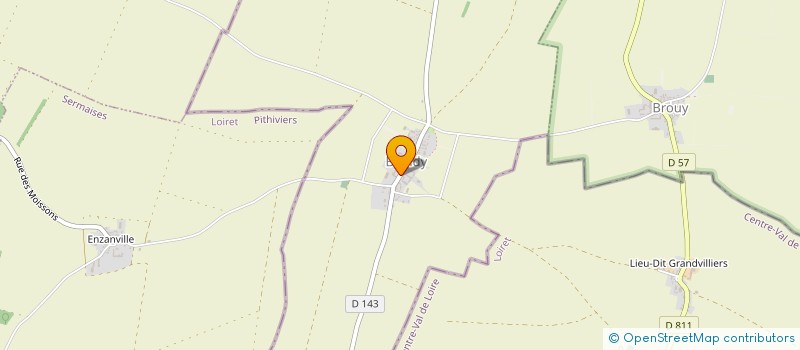 localisation de l'entreprise DU FRESNE  BLANDY