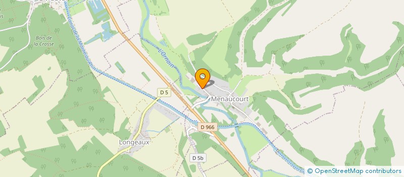 localisation de l'entreprise DU FRISON à MENAUCOURT