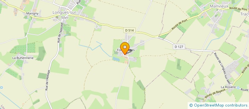 localisation de l'entreprise DU FRONT DE MER  LONGUES-SUR-MER