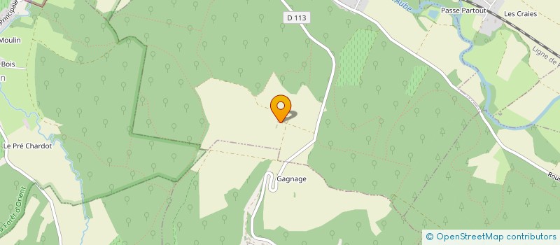 localisation de l'entreprise DU GAGNAGE  JAUCOURT