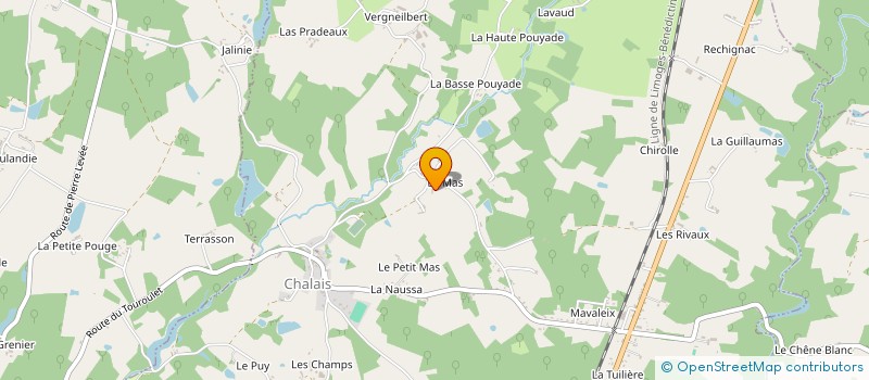 localisation de l'entreprise DU GALEIX à THIVIERS