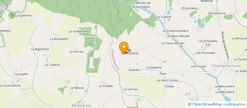 localisation de l'entreprise DU GALETAS  CHAMPFREMONT