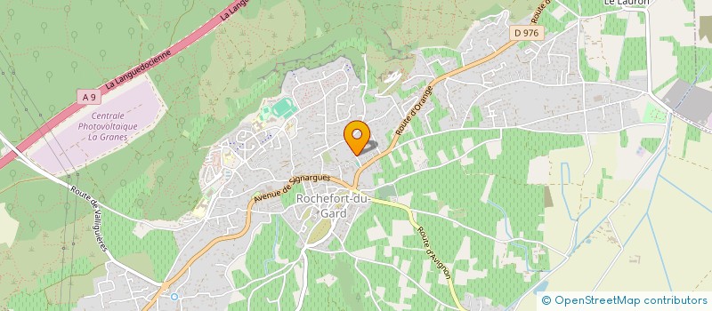 localisation de l'entreprise DU GALOUBET  ROCHEFORT-DU-GARD