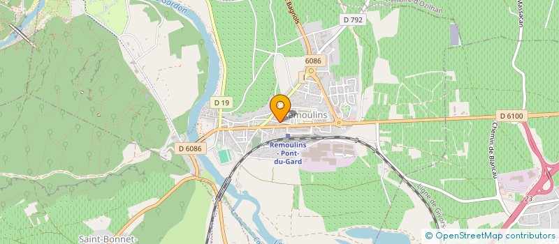 localisation de l'entreprise DU GARDON  REMOULINS