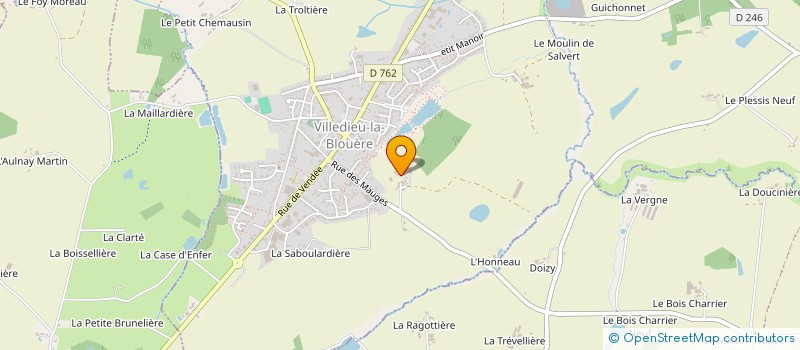 localisation de l'entreprise DU GARDOUET  BEAUPREAU-EN-MAUGES