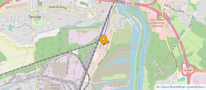 localisation de l'entreprise DU GASSION à THIONVILLE