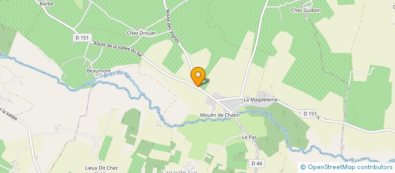 localisation de l'entreprise DU GAT à CRITEUIL-LA-MAGDELEINE