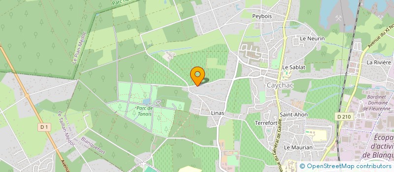 localisation de l'entreprise DU GAY à BLANQUEFORT