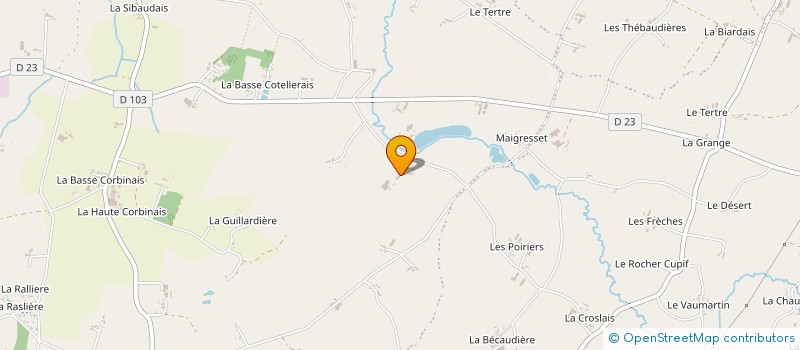 localisation de l'entreprise DU GENERAL  RIVES-DU-COUESNON