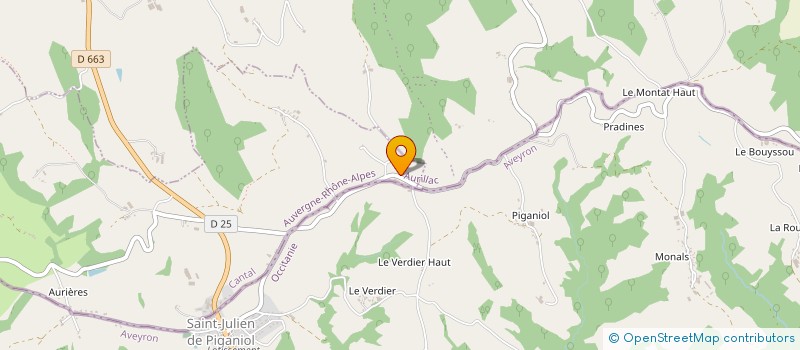 localisation de l'entreprise DU GENEVRIER à SAINT-SANTIN-DE-MAURS