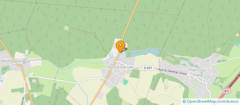 localisation de l'entreprise DU GESTE A LA PAROLE  PONTARME