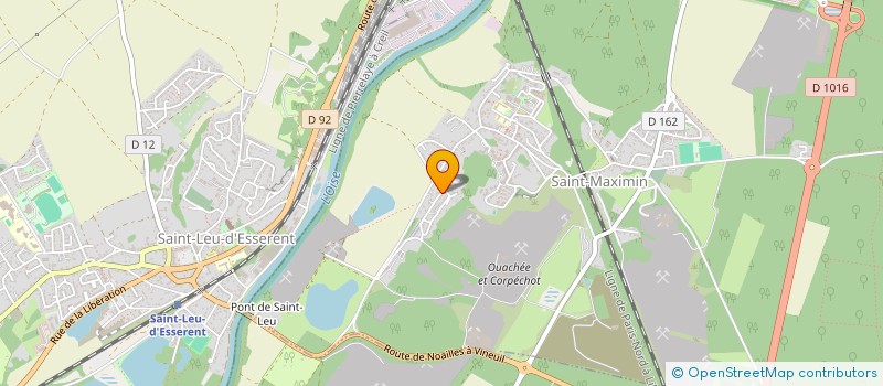 localisation de l'entreprise DU GILLET  LACROIX-SAINT-OUEN