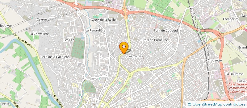 localisation de l'entreprise DU GIRCO  BEZIERS