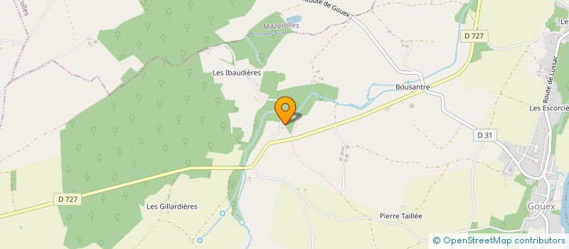 localisation de l'entreprise DU GOBERTE  GOUEX