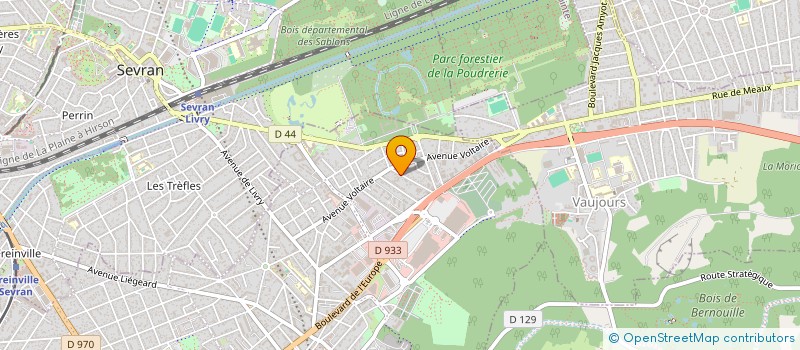 localisation de l'entreprise DU GOLF à LIVRY-GARGAN