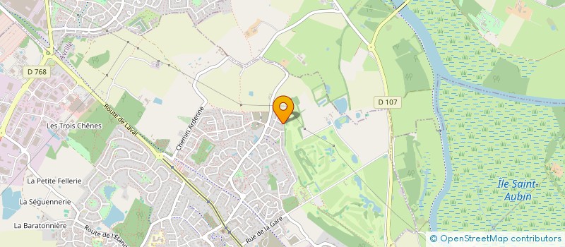 localisation de l'entreprise DU GOLF à AVRILLE