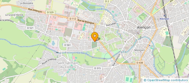 localisation de l'entreprise DU GOLFE à ALENCON