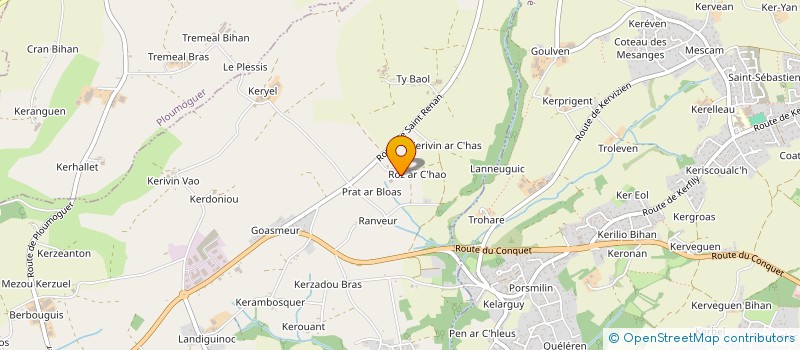 localisation de l'entreprise DU GOULET  PLOUGONVELIN