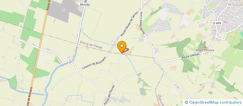 localisation de l'entreprise DU GOUSSET  CHATUZANGE-LE-GOUBET