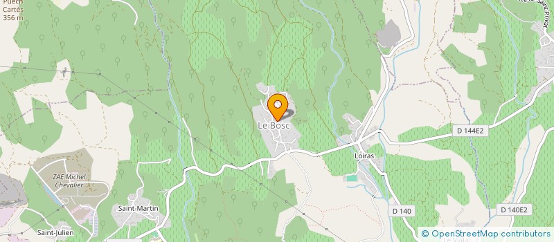 localisation de l'entreprise DU GOUT  LE BOSC