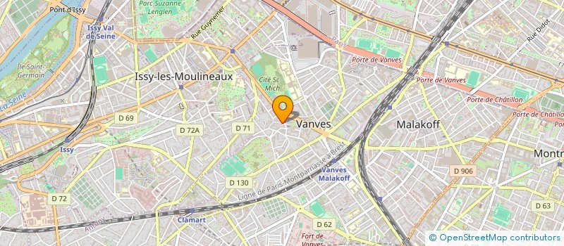 localisation de l'entreprise DU GRAIN A MOUDRE à VANVES