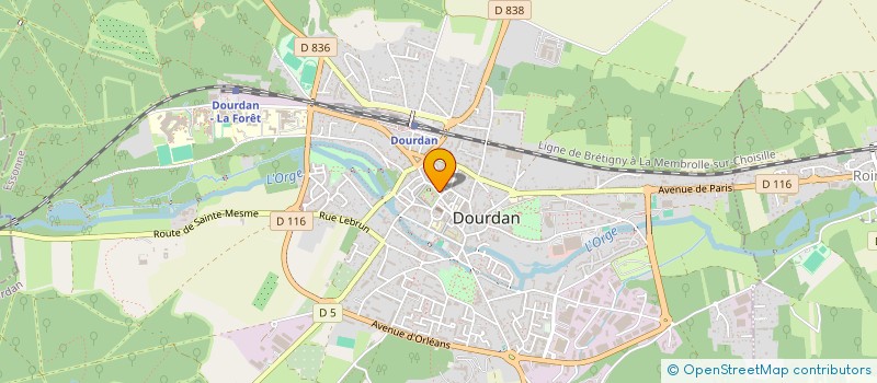 localisation de l'entreprise DU GRAIN AU PAIN à DOURDAN
