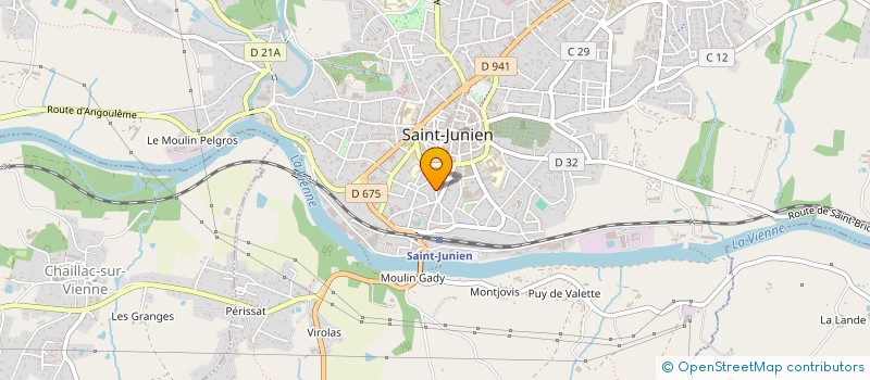 localisation de l'entreprise DU GRAIN NOIR à SAINT-JUNIEN