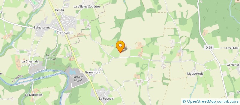 localisation de l'entreprise DU GRAND BEAU CHENE à LES CHAMPS-GERAUX