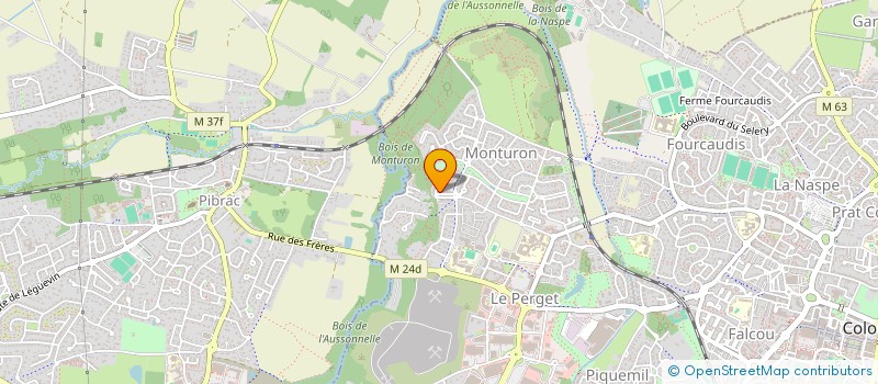 localisation de l'entreprise DU GRAND BLEU à COLOMIERS