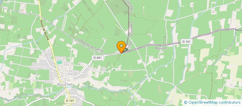 localisation de l'entreprise DU GRAND BOIS  BOUCHET