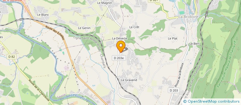 localisation de l'entreprise DU GRAND BOIS  SAINT-BERON