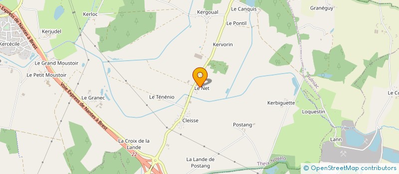 localisation de l'entreprise DU GRAND BORNE à THEIX-NOYALO