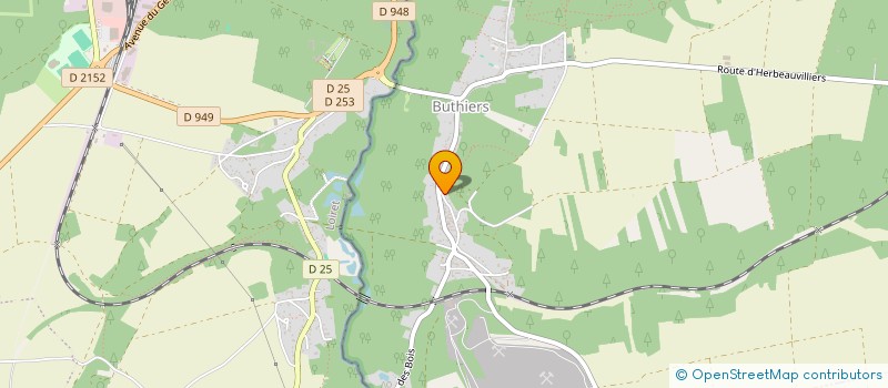 localisation de l'entreprise DU GRAND CEDRE  BUTHIERS