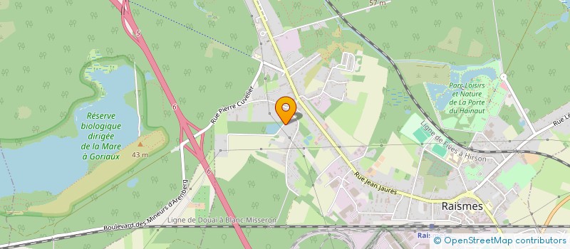 localisation de l'entreprise DU GRAND CHAMP  RAISMES