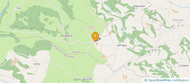 localisation de l'entreprise DU GRAND CHEMIN  ESPINAS