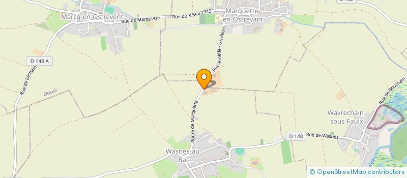 localisation de l'entreprise DU GRAND CLAIR à WASNES-AU-BAC