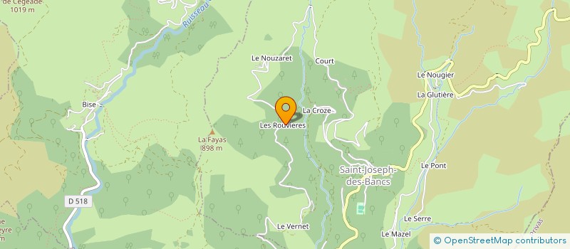 localisation de l'entreprise DU GRAND CLOS à SAINT-JOSEPH-DES-BANCS