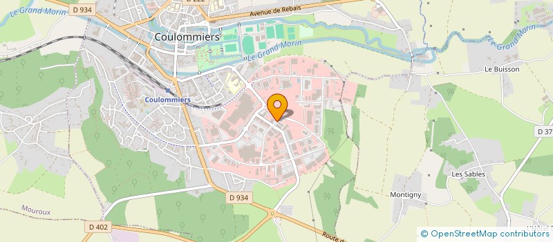 localisation de l'entreprise DU GRAND MORIN à COULOMMIERS