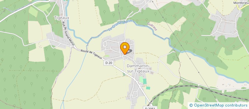 localisation de l'entreprise DU GRAND MORIN  DAMMARTIN-SUR-TIGEAUX