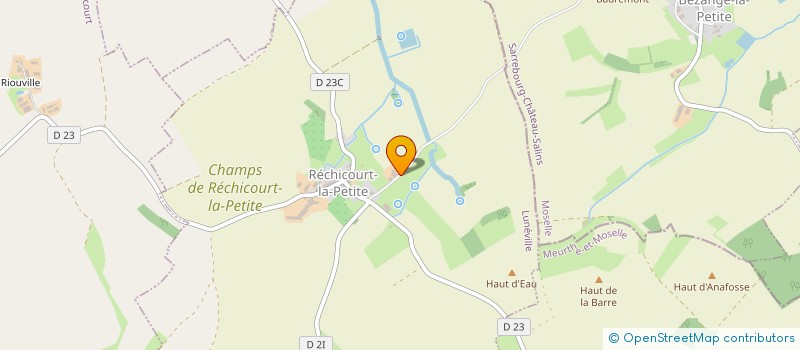 localisation de l'entreprise DU GRAND MOULIN  RECHICOURT-LA-PETITE