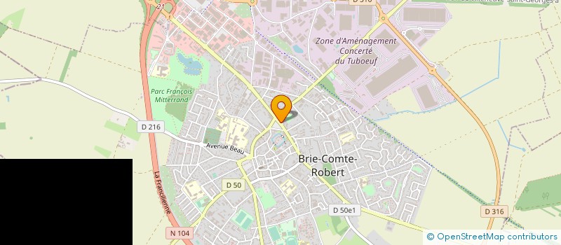 localisation de l'entreprise DU GRAND NOYER  BRIE-COMTE-ROBERT