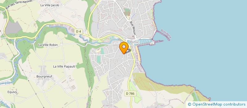 localisation de l'entreprise DU GRAND OUEST à BINIC-ETABLES-SUR-MER
