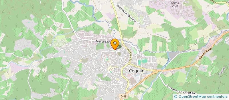 localisation de l'entreprise DU GRAND PONT à COGOLIN